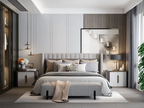 Combo Giường Tủ Bàn Trang Điểm AT-2305N Hiện Đại Nhập Khẩu